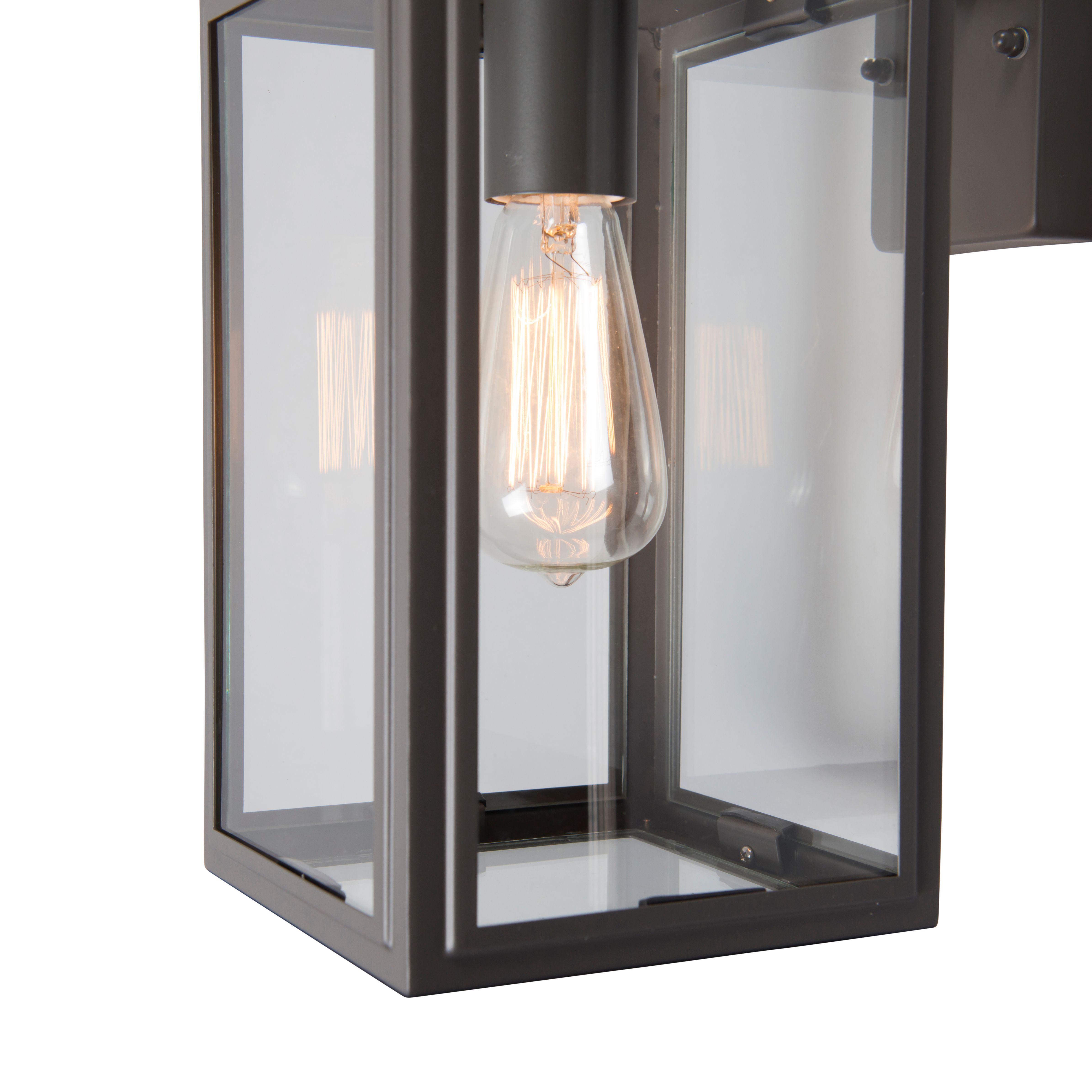Industriële buiten wandlamp grijs IP44 - Sutton down