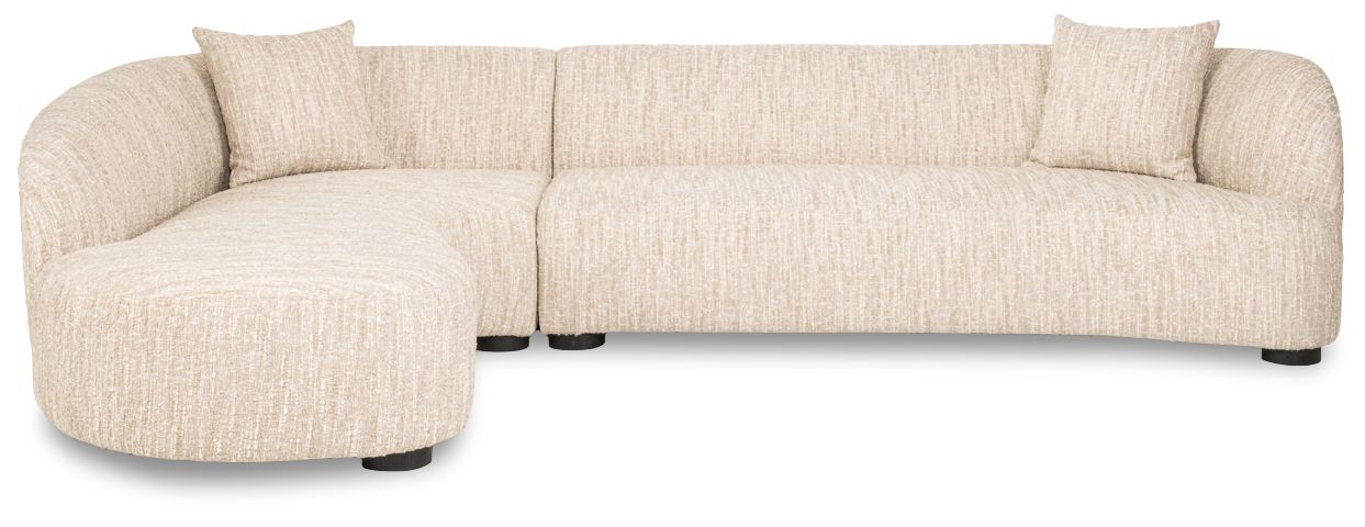 Loungebank S5187 Beige Angora Pandora B320 x D170 x H85 cm