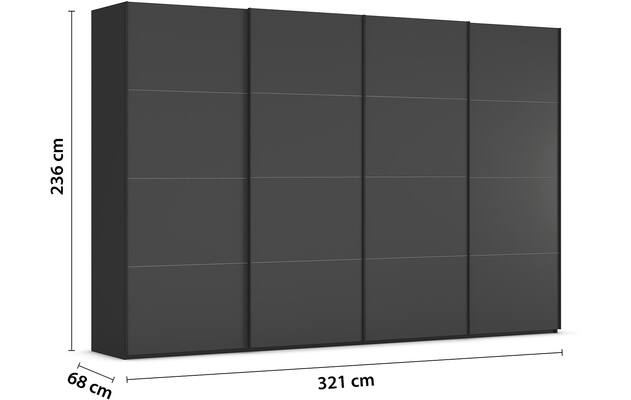 Kledingkast Finca Mat Glas