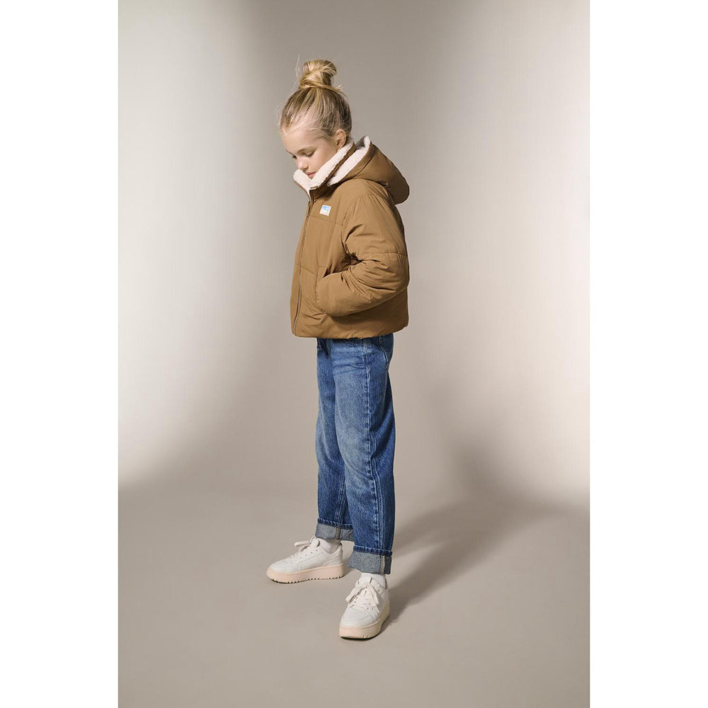 Køb kids ONLY Toasted Coconut Kogmaria Life Reversib Puffer Jakke Otw