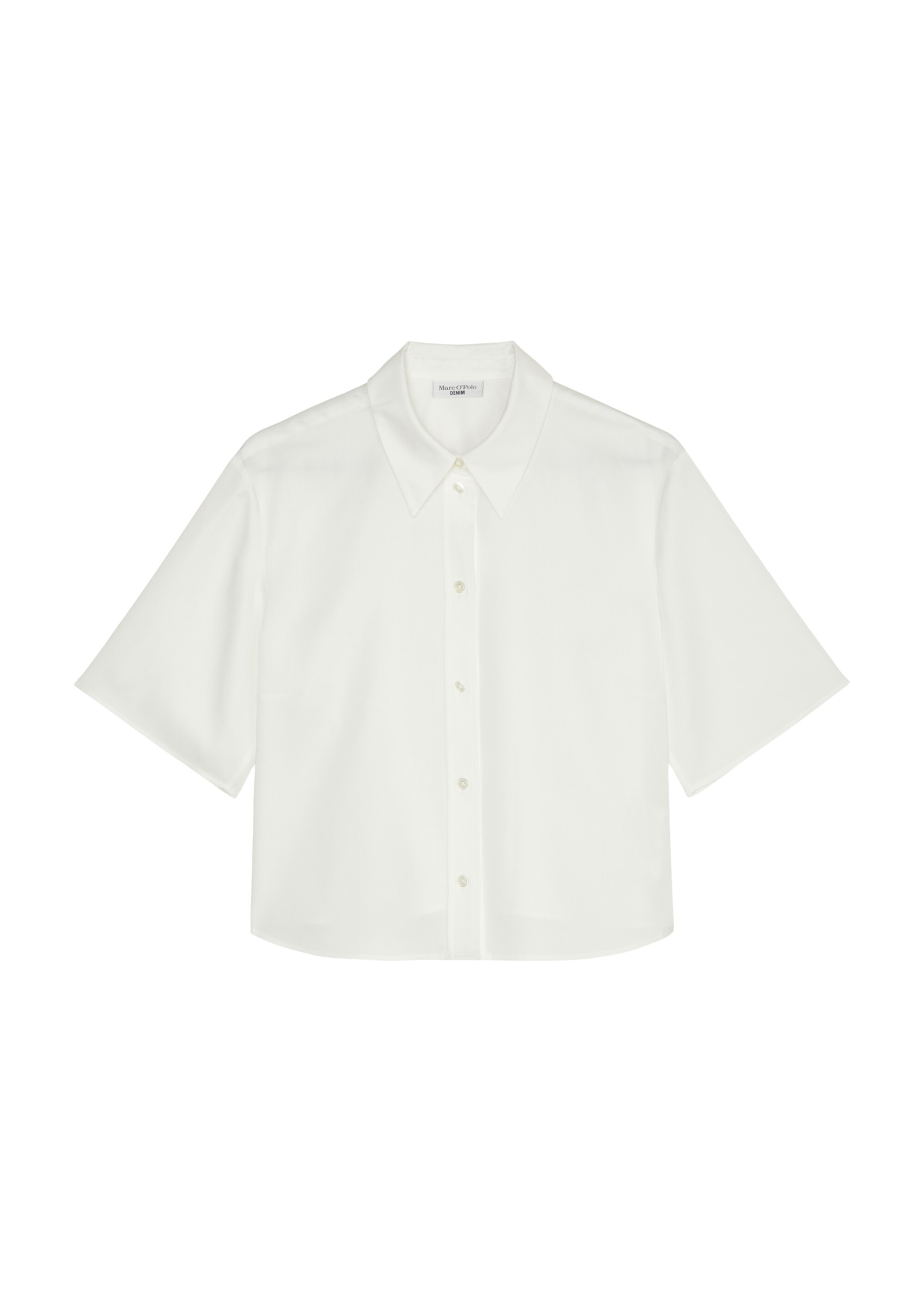 Crop-Bluse relaxed aus Tencel™ Lyocell