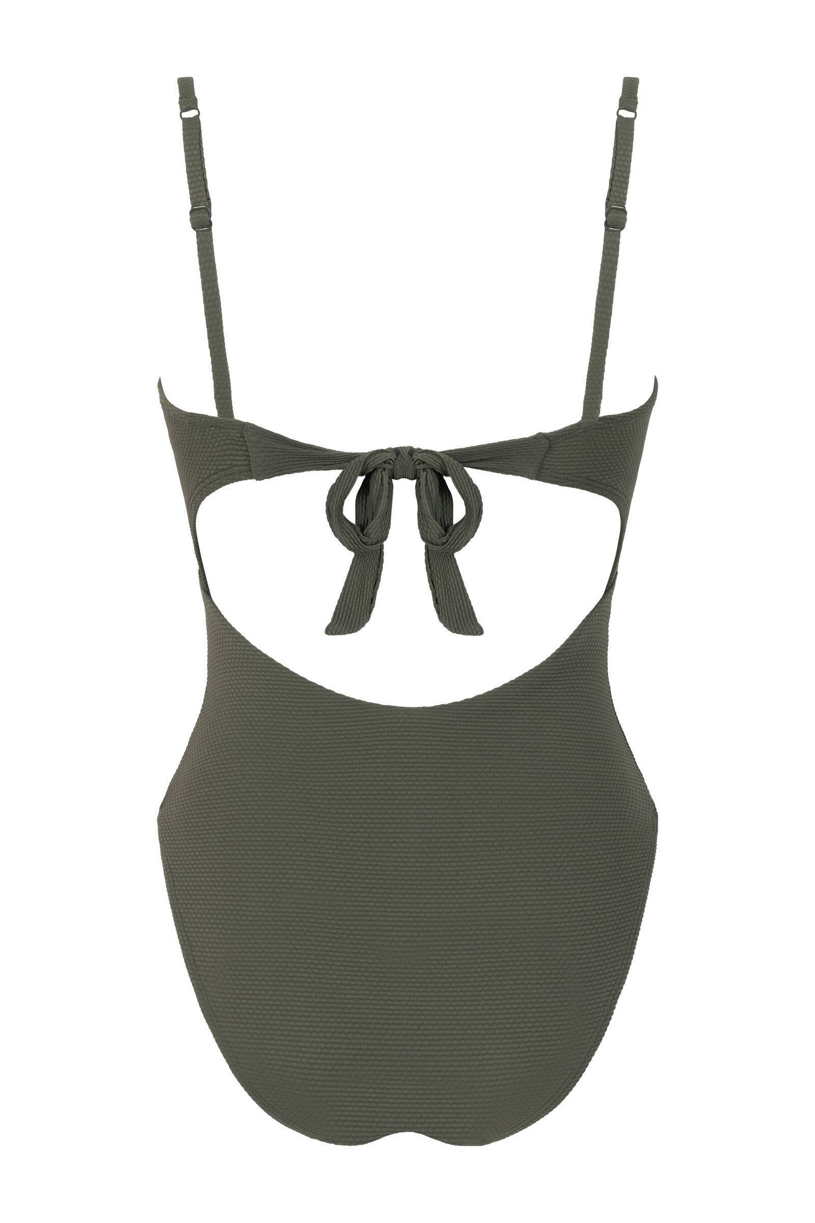 Hunkemöller badpak Relief groen