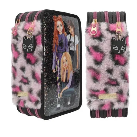 Depesche TOPModel 3 Fach Federtasche REBEL KITTY