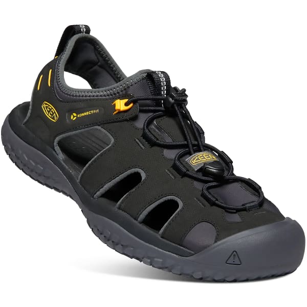 Sandale de randonnée KEEN SOLR SANDAL BLACK/GOLD