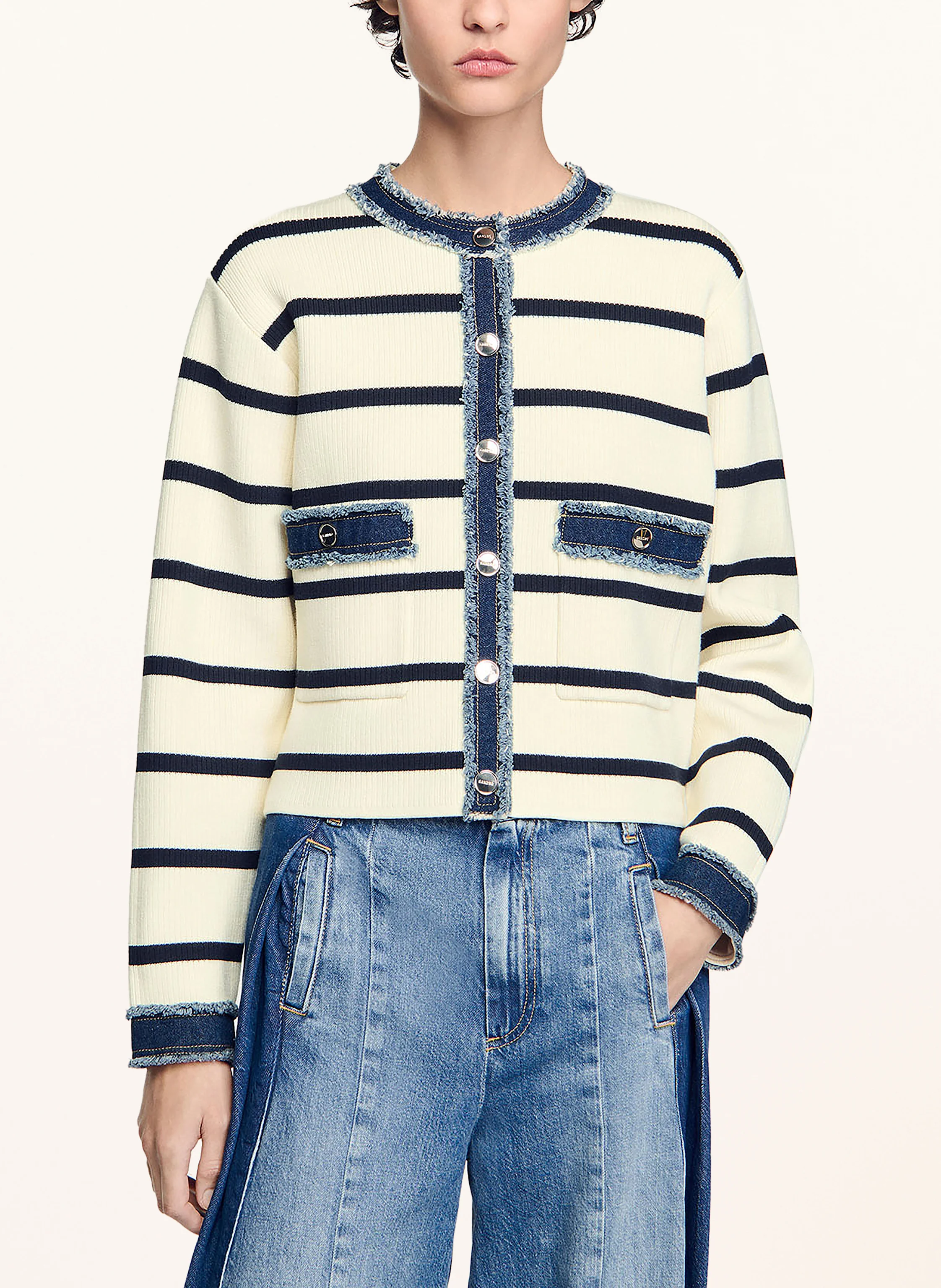 SANDRO Strickjacke