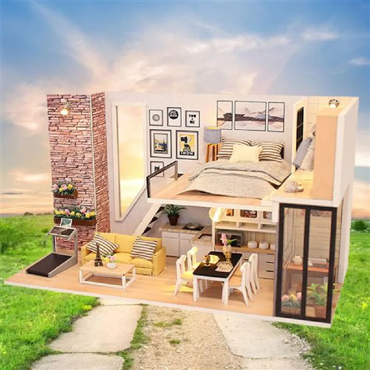 RedMiter Maison miniature LED