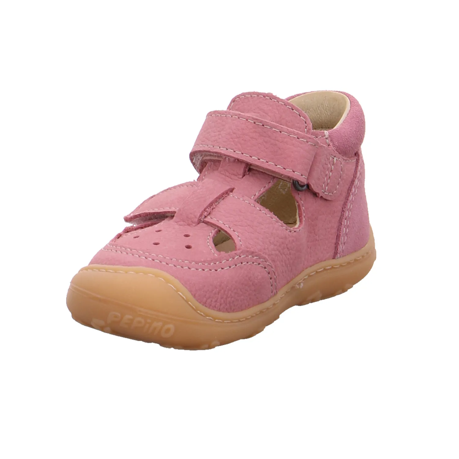 PEPINO Baby-Sommer-Bottine Rosa Leder  Mädchen Minilette