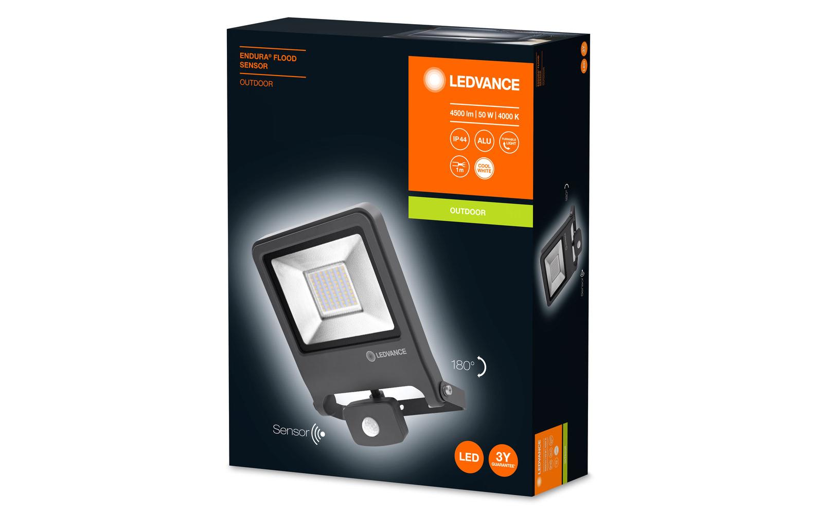 Scheinwerfer LED Endura Flood Sensor, 50 WAussenleuchte mit Sensor