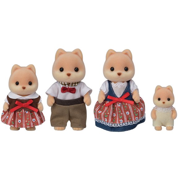 La famille chien caramel - Sylvanian Families 5459