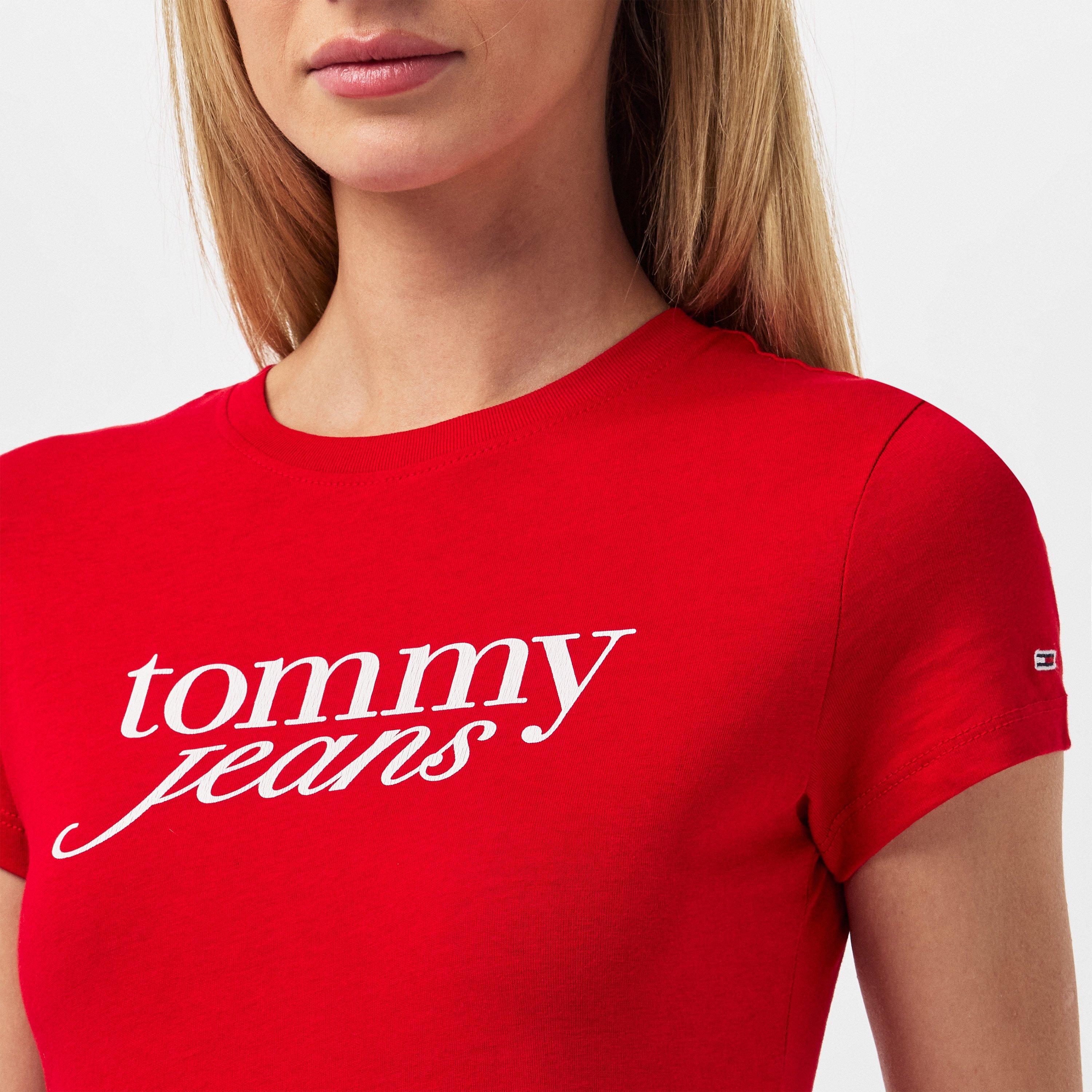 Tommy Jeans TJW SLIM ESSENTIAL LOGO TEE EXT