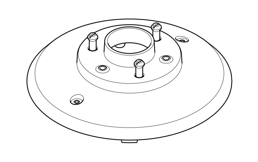 Montageset TQ3102 Hängemontageset Weiss 1 StückAXIS TQ3102 Pendant Kit