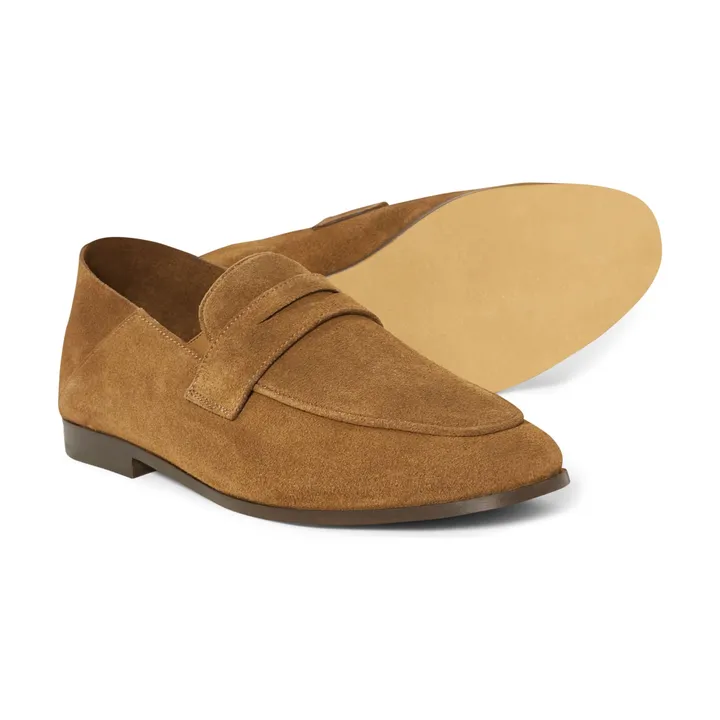 Anthology Paris Mocassins Tanger Daim | Tabac