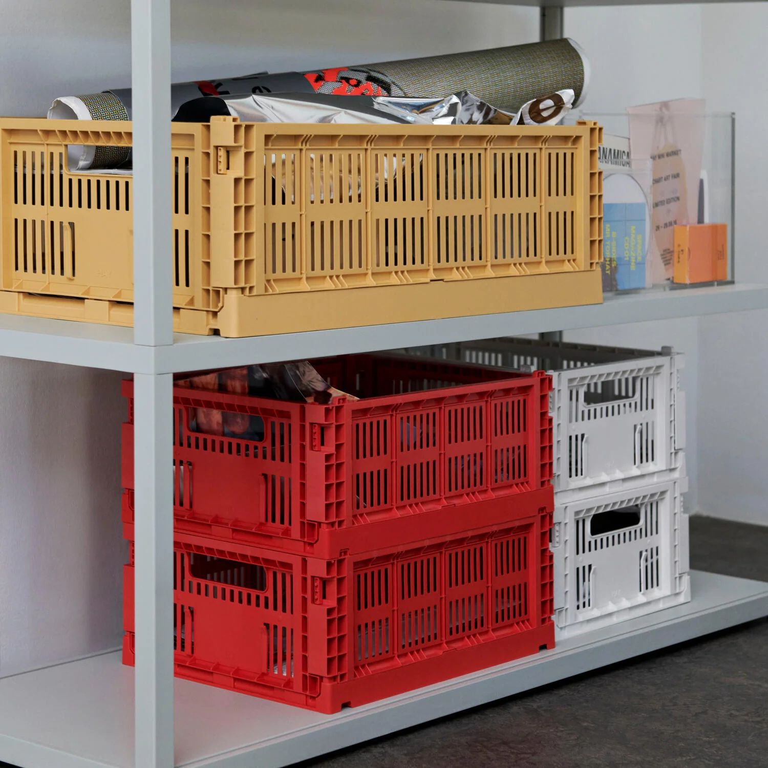 HAY  Colour Crate M kasse - Golden Yellow
