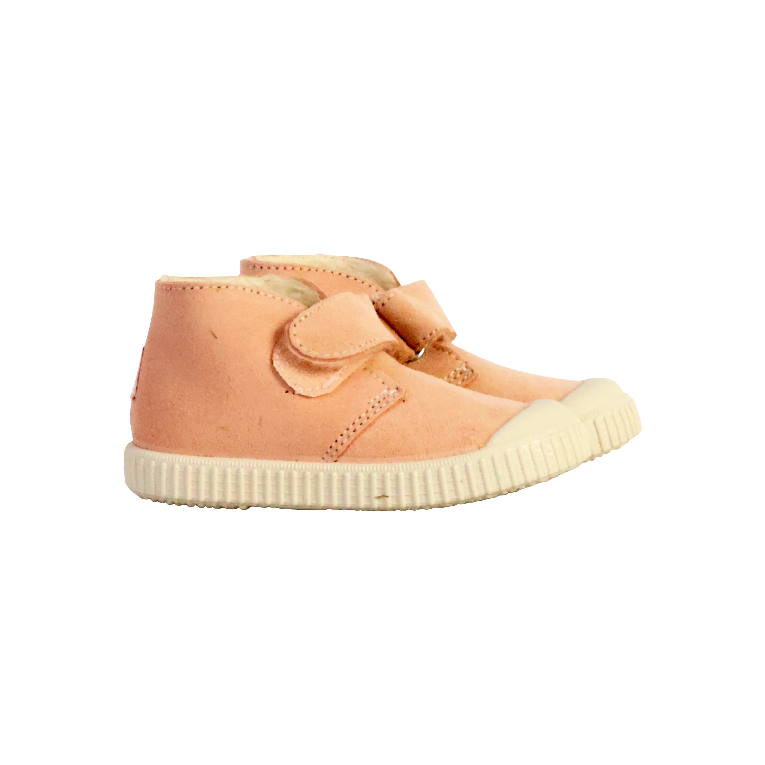 Basket cuir enfant | Rose