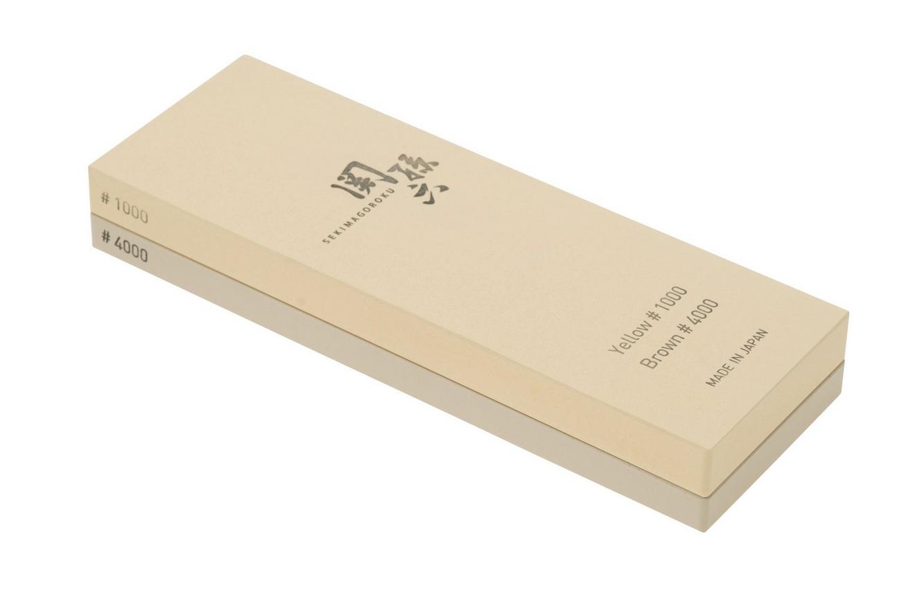 Kai Seki Magoroku AP-0334 dubbelzijdige slijpsteen, 1000/4000 grit