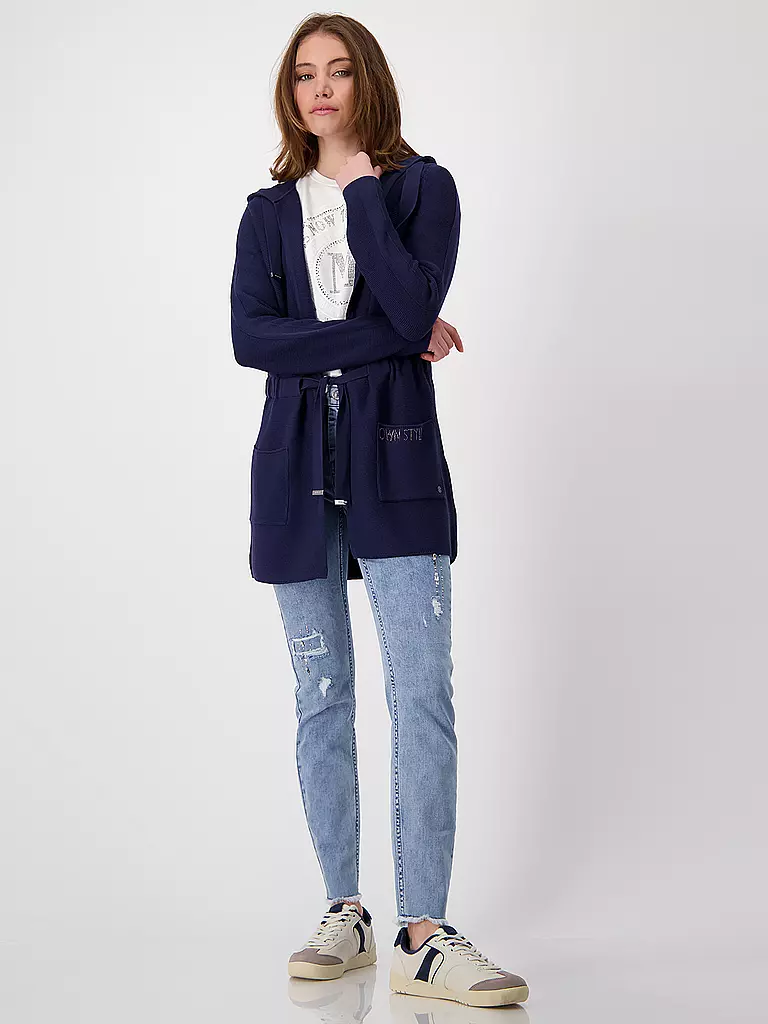 MONARI Strickjacke dunkelblau