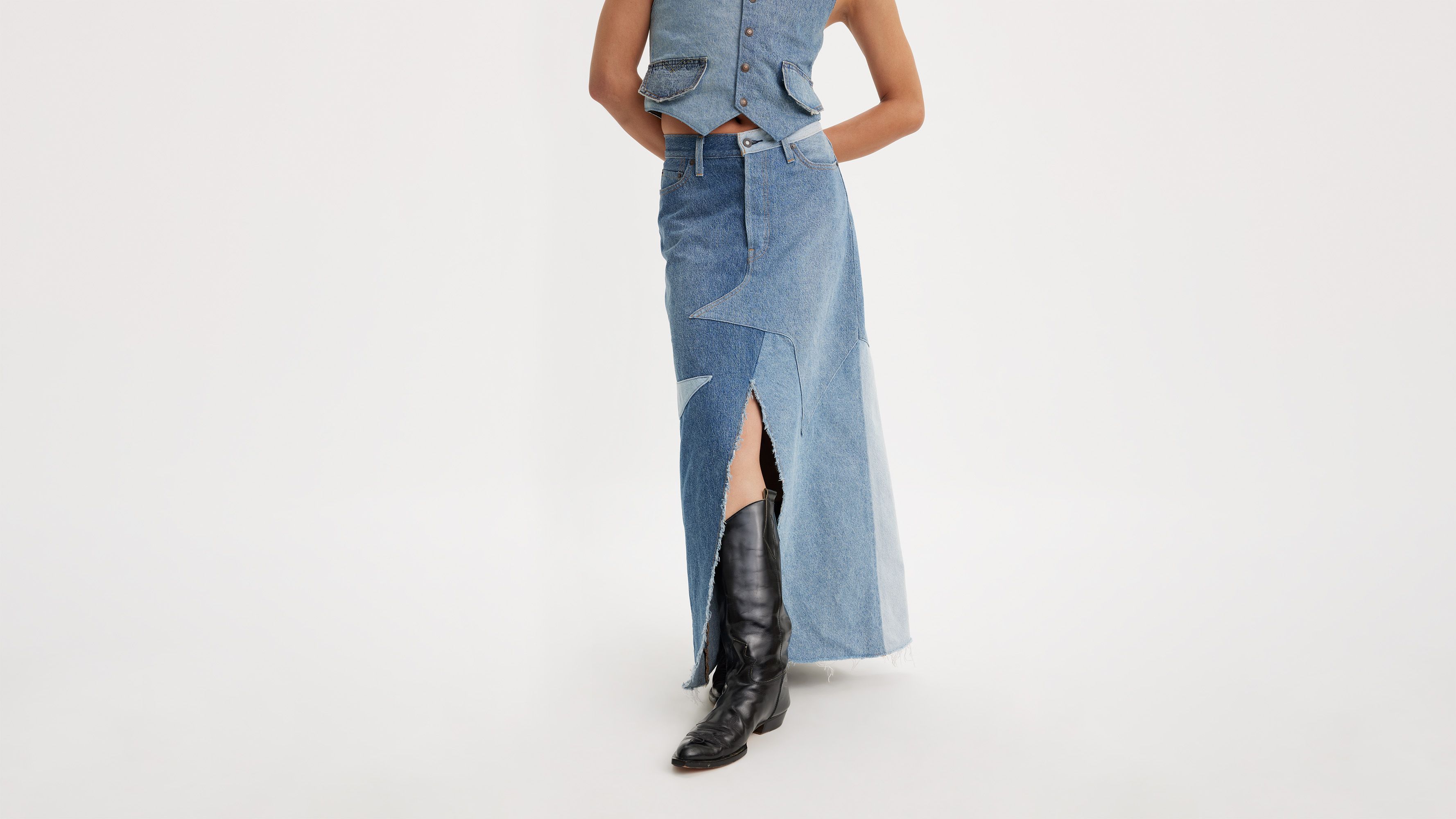 Levi's® Pride Jupe longue Icon - Giddy Up - Bleu