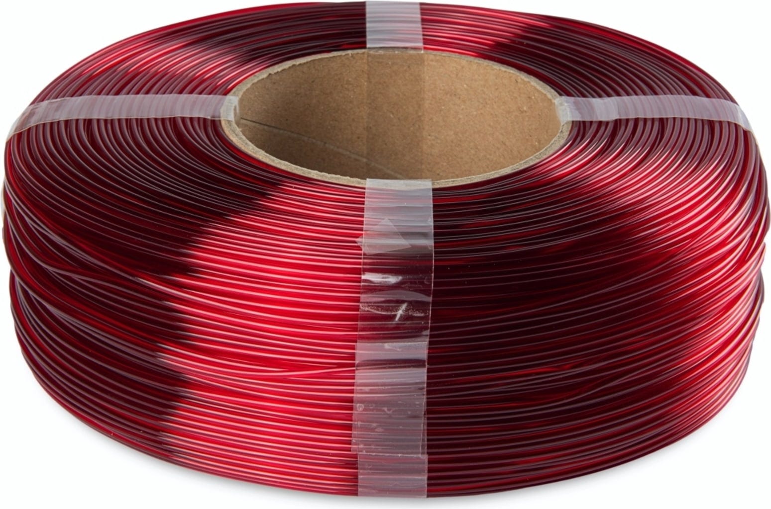 Spectrum  ReFill PET-G Premium Transparent Red, 1,75 mm / 1000 g    Refill Filament mit hoher Transparenz & Temperaturbeständigkeit in Transparent Rot