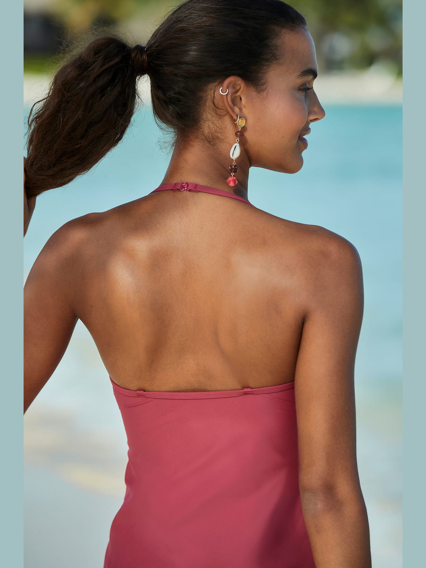 Haut de tankini bonnets amovibles