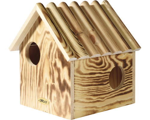 Eekhoornnestkast met 3 ingangen, 26 x 26 x 29 cm