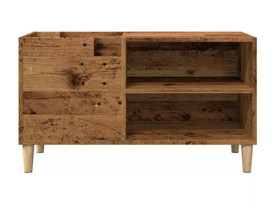 Armoire à disques vieux bois 84,5x38x48 cm bois d'ingénierie