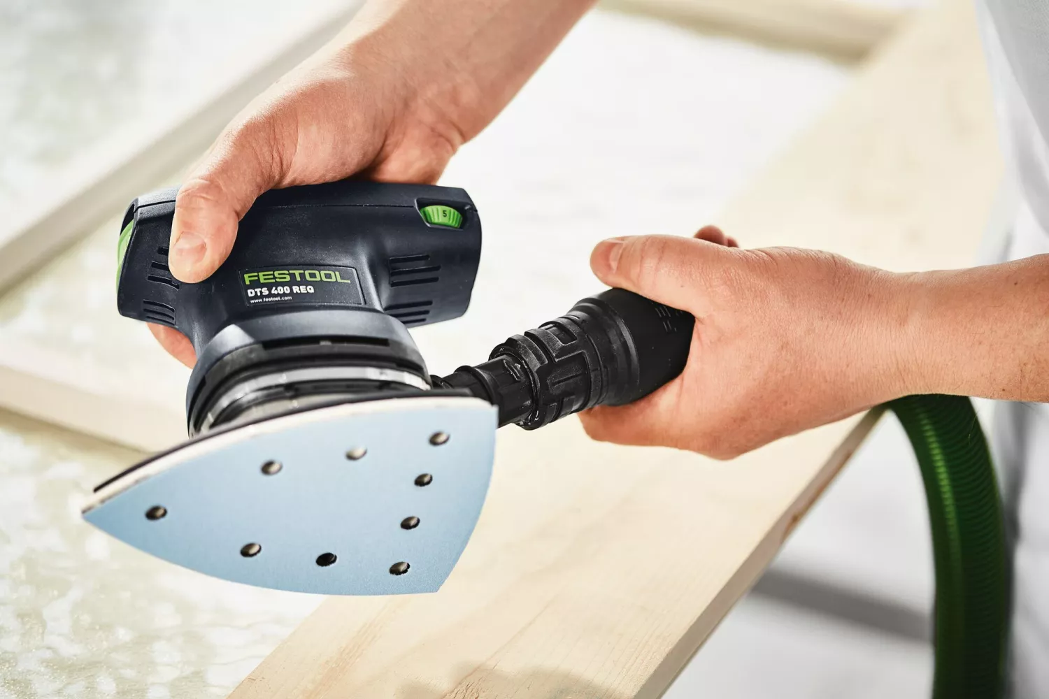 Festool DTS 400 REQ-Plus Deltaschuurmachine in systainer - 250W - 100x150mm
