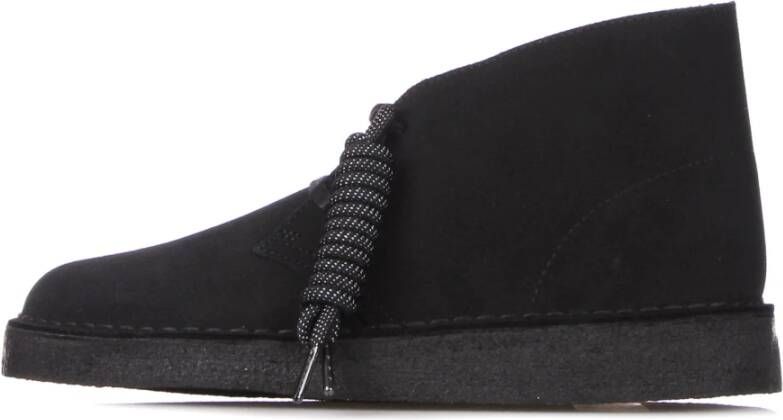 Clarks Desert Coal Zwarte Poolse Herenlaars Black Heren