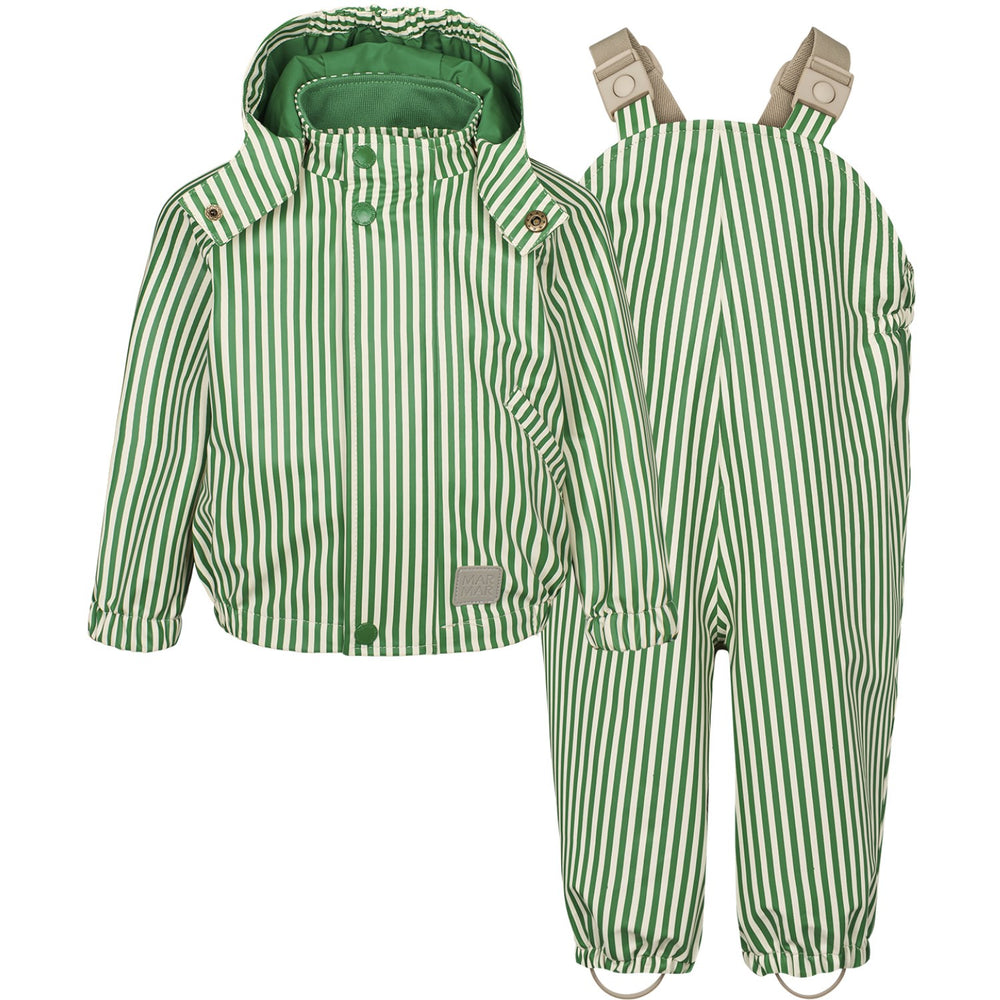 Køb MarMar Rainwear Green Stripes Oddy Sæt Outerwear