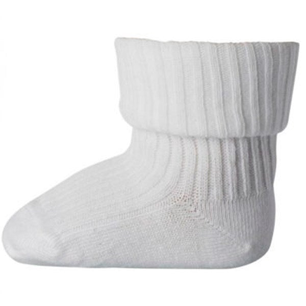MP 533 Cotton Rib 01 Hvid - Mp Danmark → Luksusbaby.dk