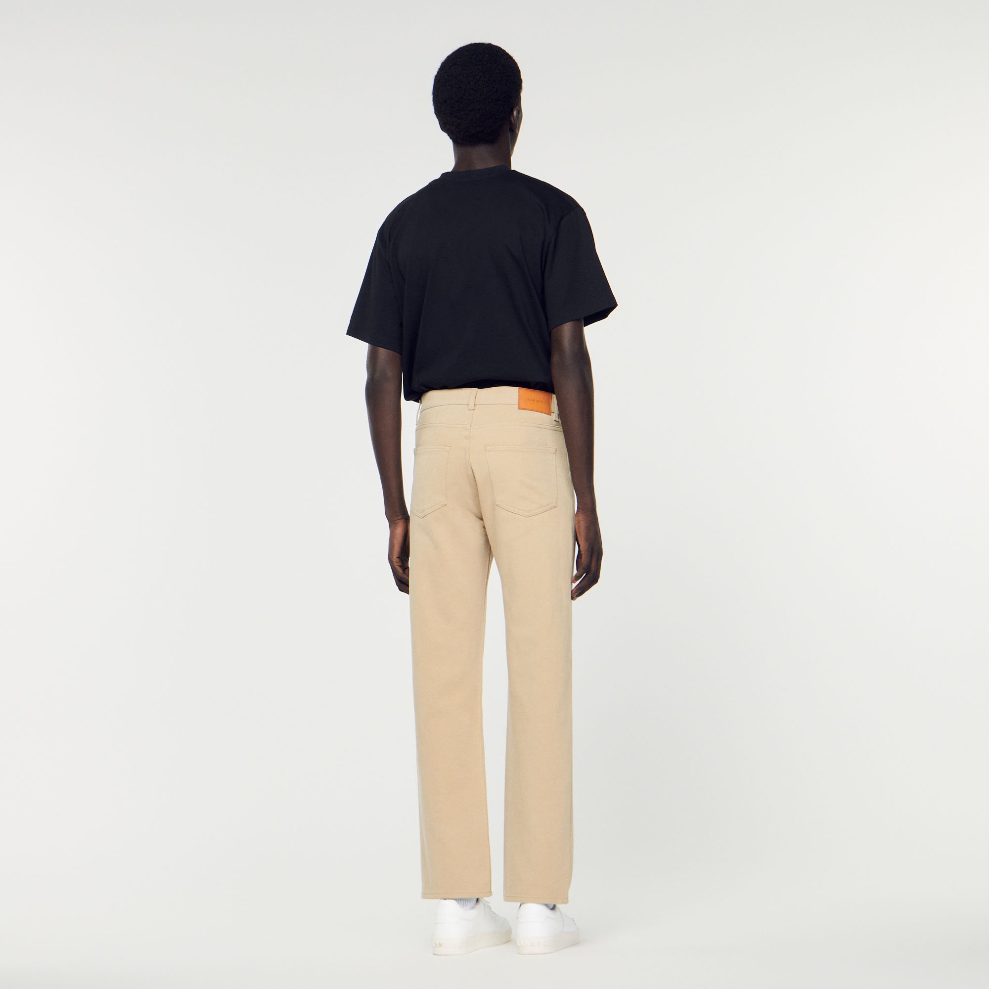 Jean droit en coton