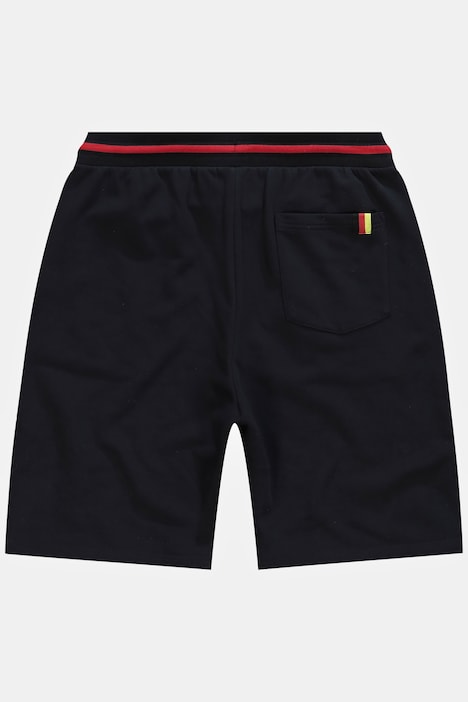 Bermuda, Fußball, Sweat, Deutschland-Streifen an Gesäßtasche, Elastikbund