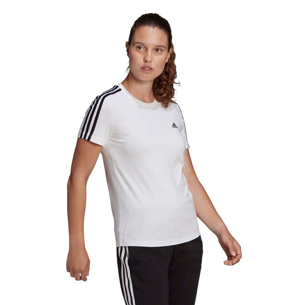 adidas  Essentials Slim 3-Stripes Shirt