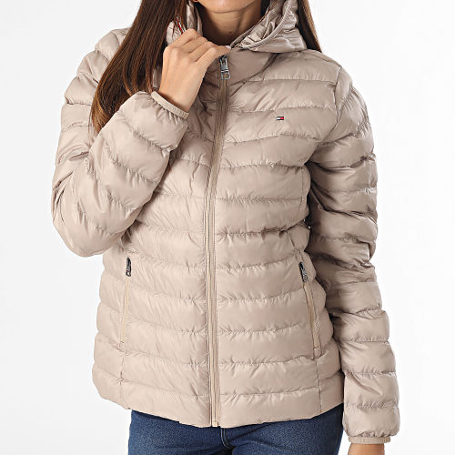 Doudoune Capuche Femme Global Stripe 8927 Beige