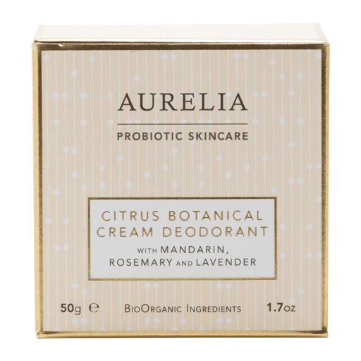 Aurelia Citrus Botanical Cream Deodorant, 50 g