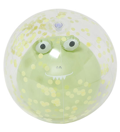 SunnyLife Bådebold - 35 cm - 3D - Cookie The Croc - Light Khaki
