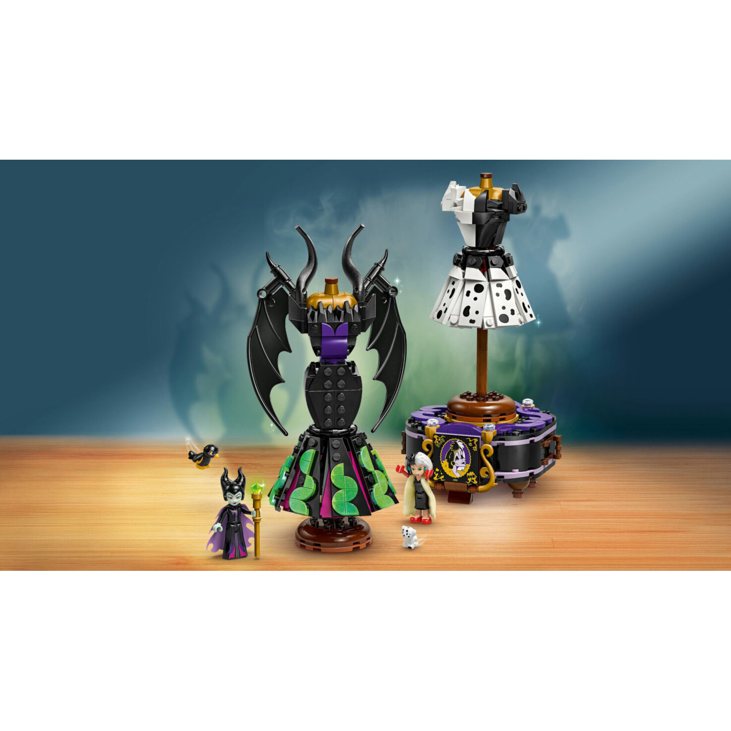 LEGO® ǀ Disney 43262 Bösewichte Die Kleider von Malefiz und Cruella De Vil ab 9 Jahren