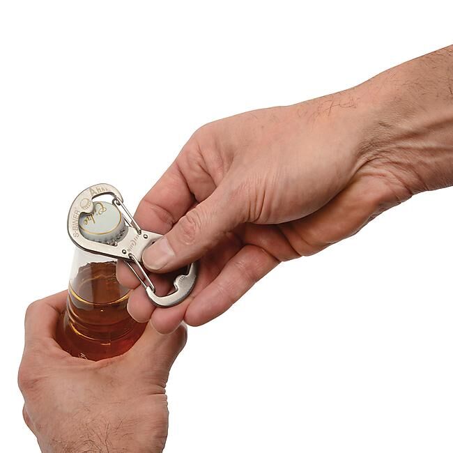 NITE IZE - OUVRE BOUTEILLE MOUSQUETON INOX