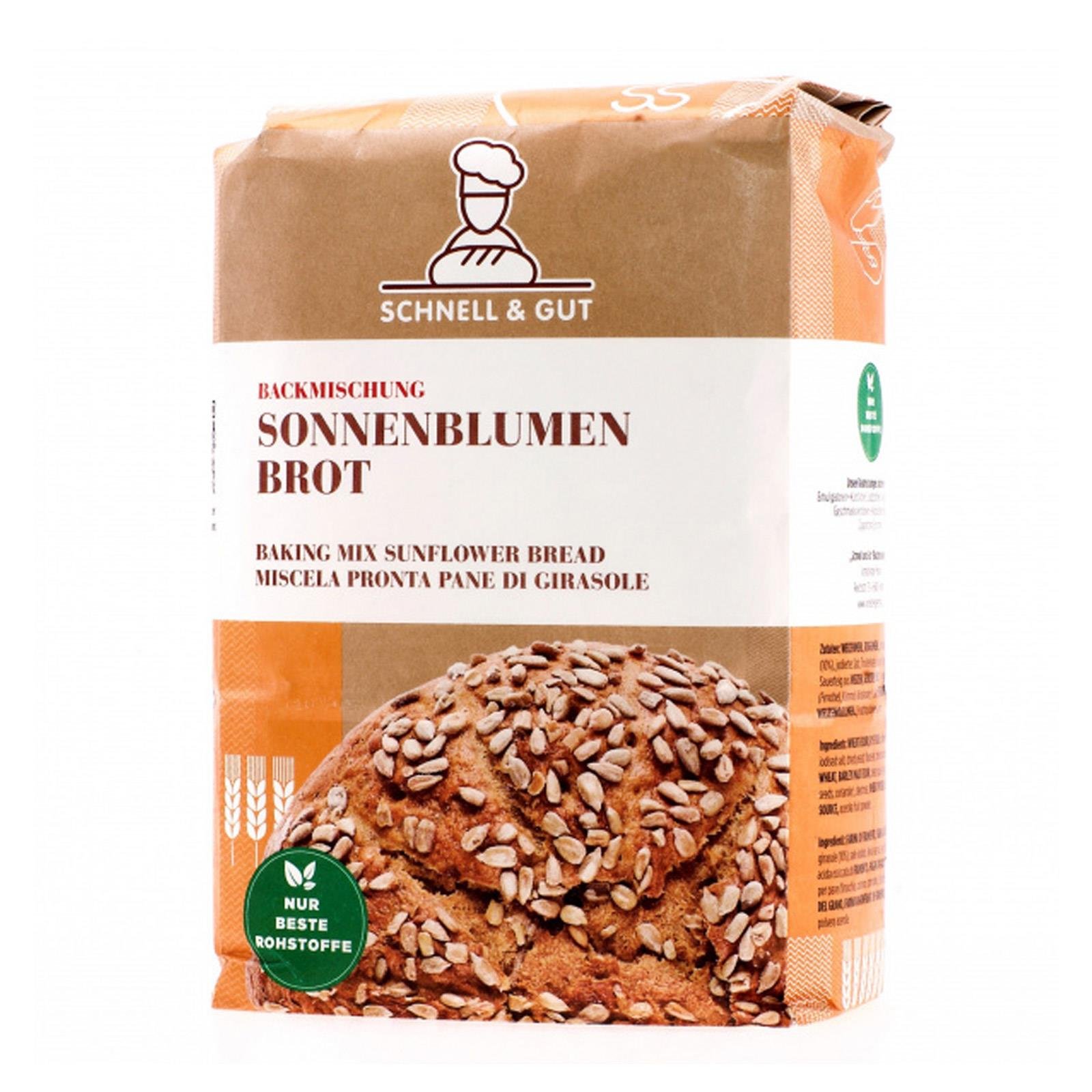 Schnell & Gut Backmischung für Sonnenblumenbrot