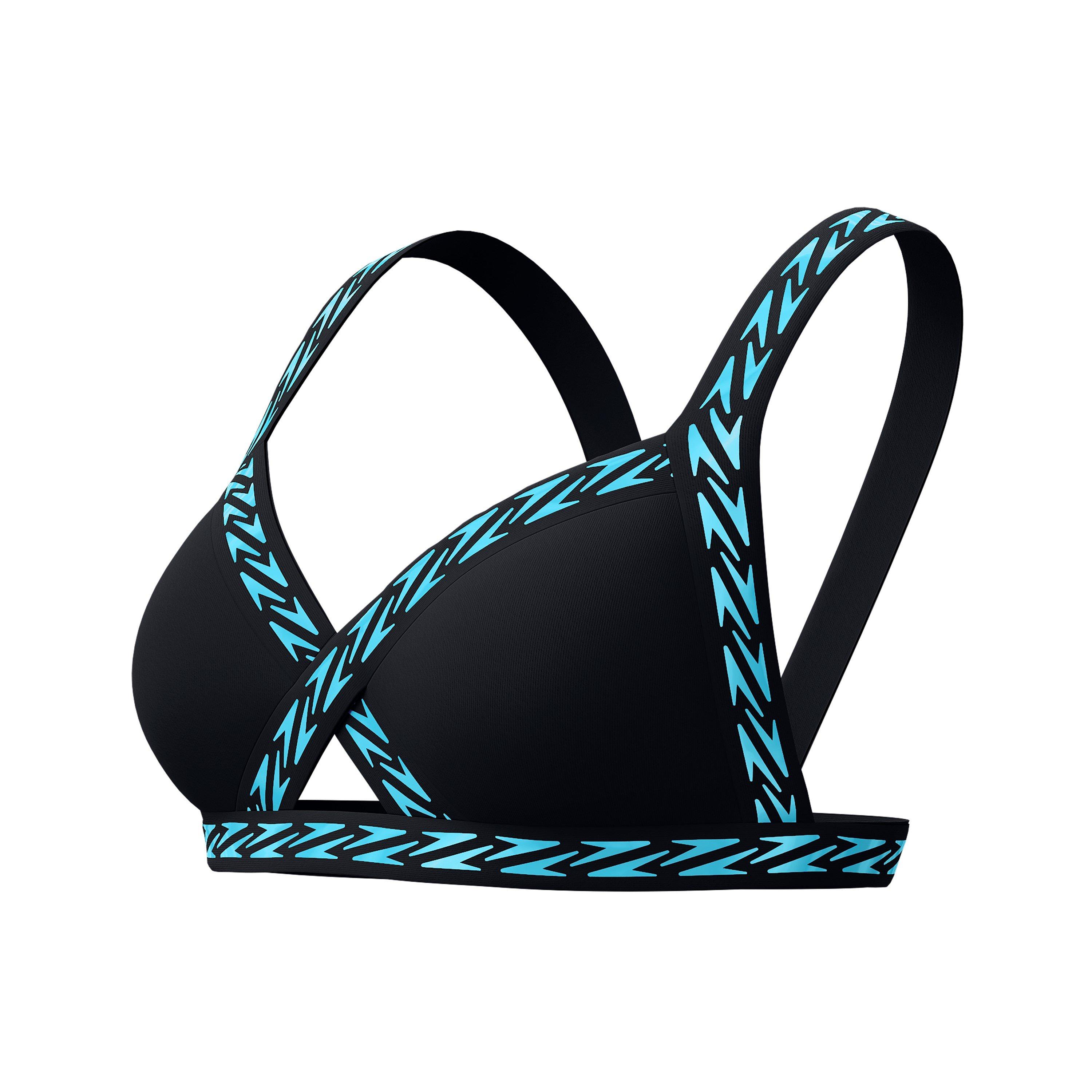 Speedo Solid Logo Elastic Cross Front Top