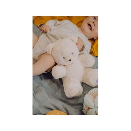 Ours en Peluche Articulé Français   Ivoire        25 cm   de               L'ours français