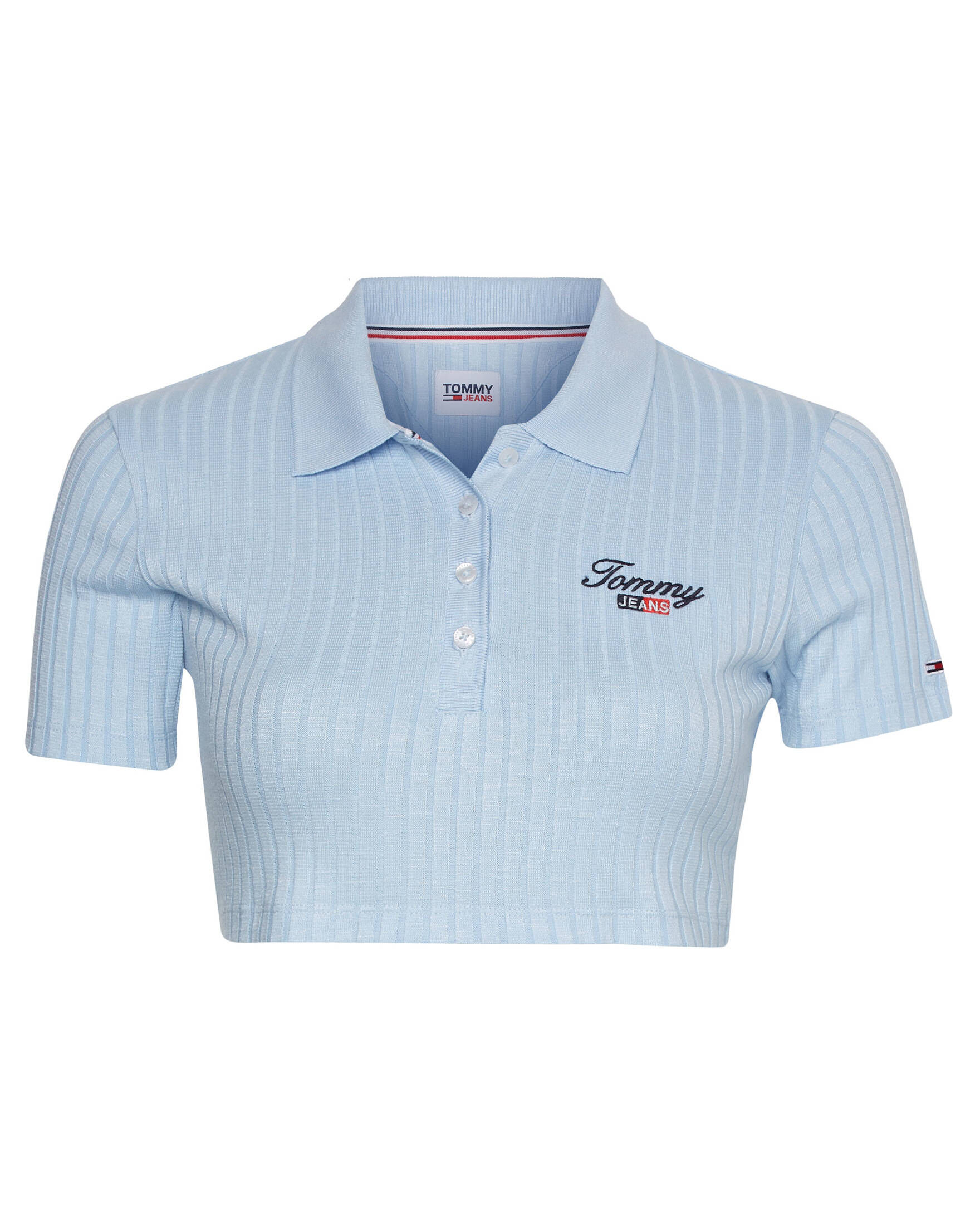 Tommy Jeans| Damen Poloshirt Cropped-Fit