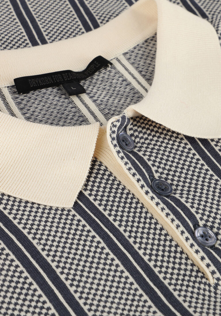 DRYKORN donkerblauwe drykorn polo triton