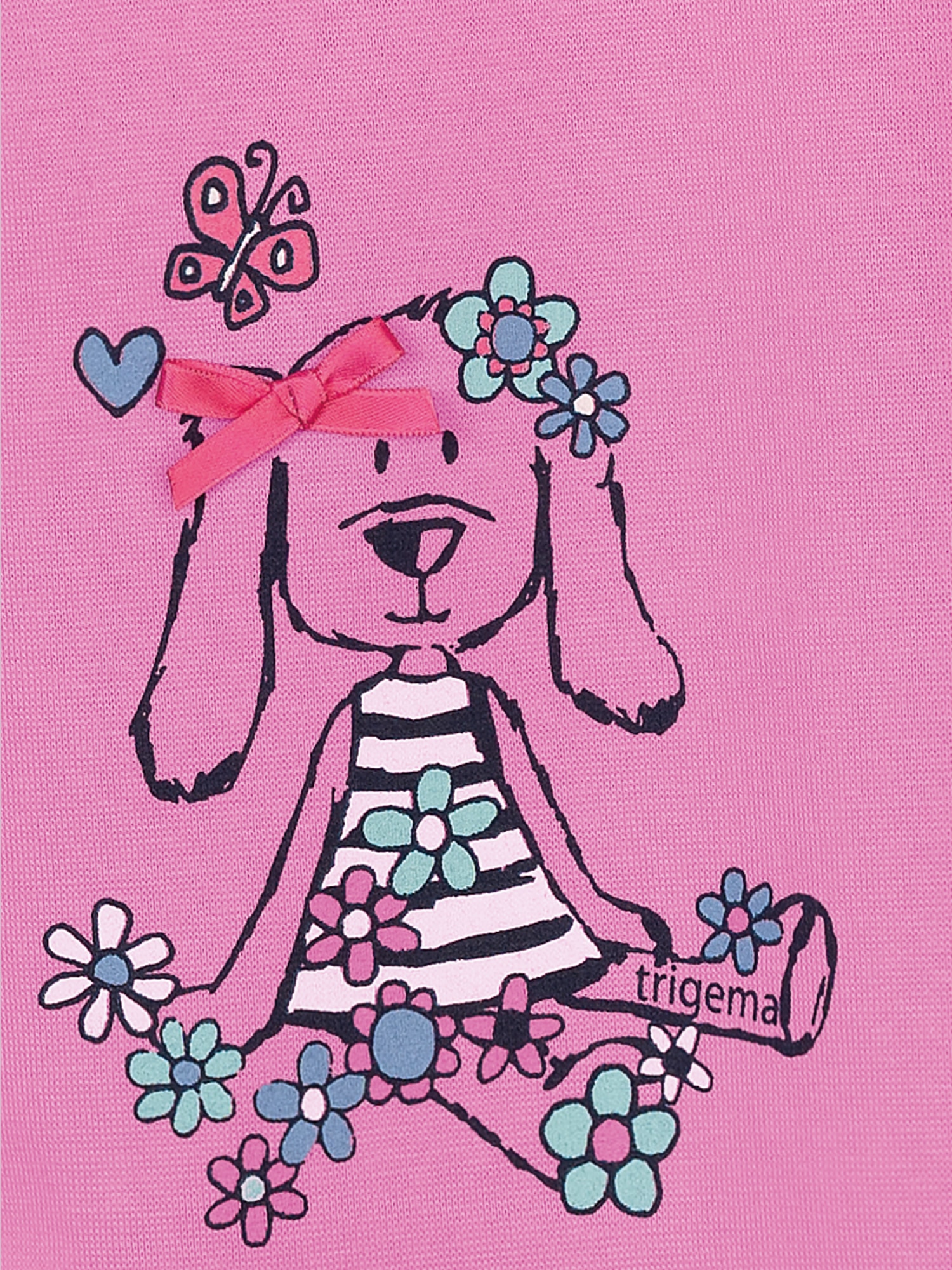 Langarmshirt mit süßem Hasen-Print Candy