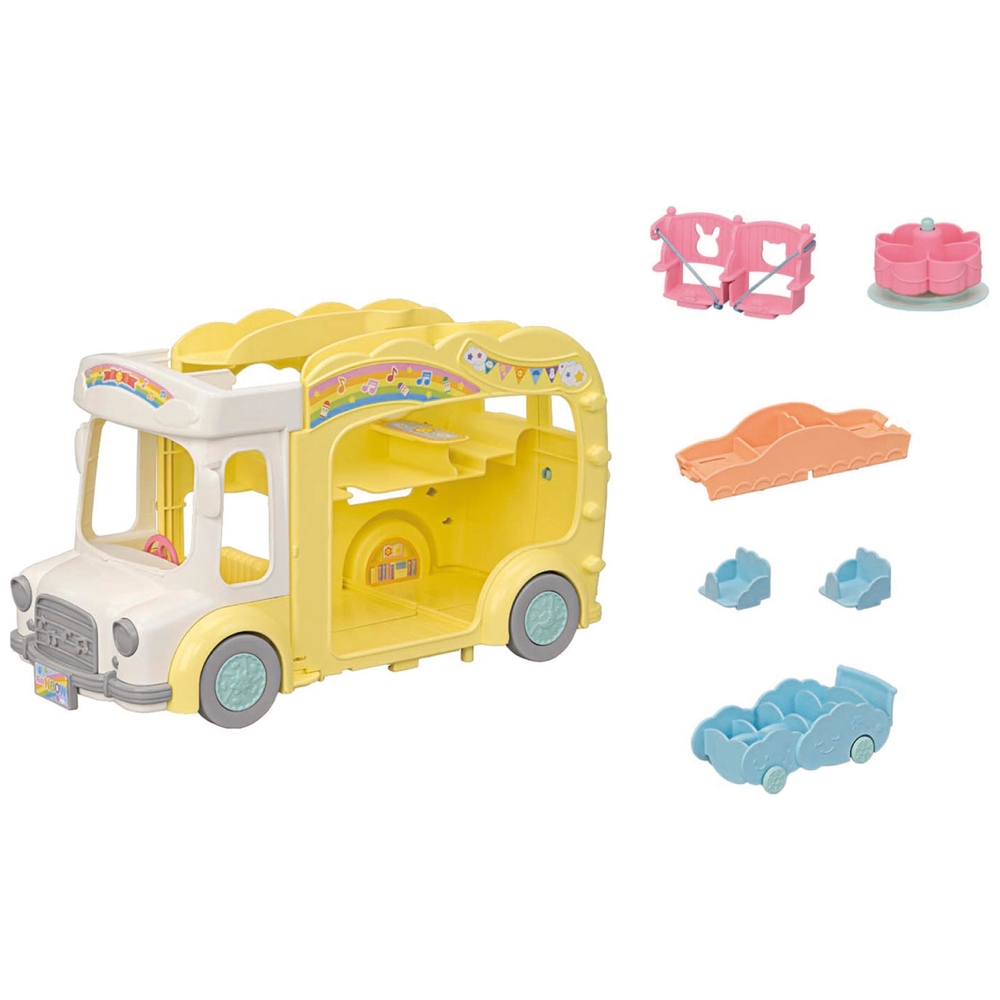 Sylvanian Families Regenbogen-Spaß-Kinderbus-Spielset