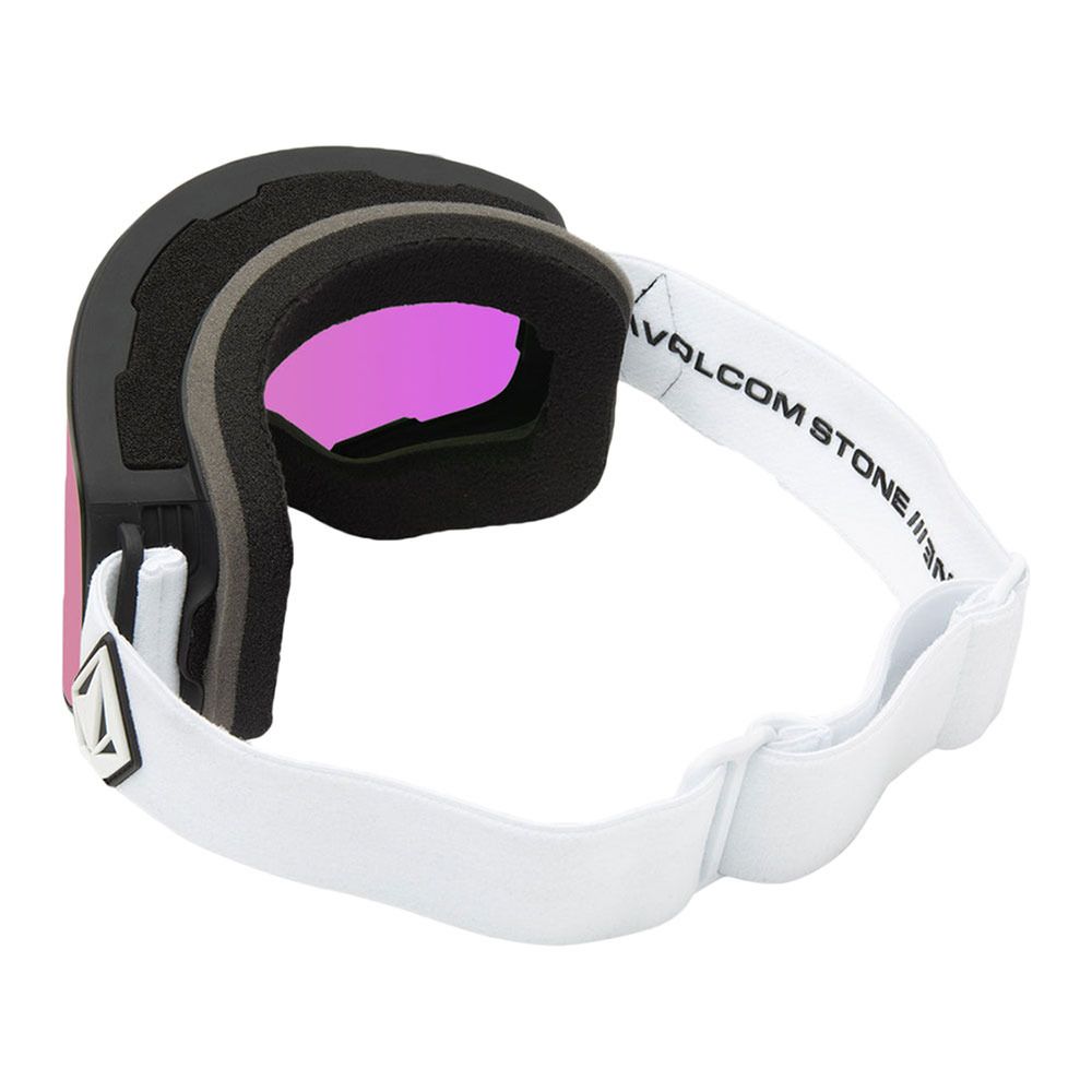 Volcom ODYSSEY - Masque ski Homme matte white/pink chrome