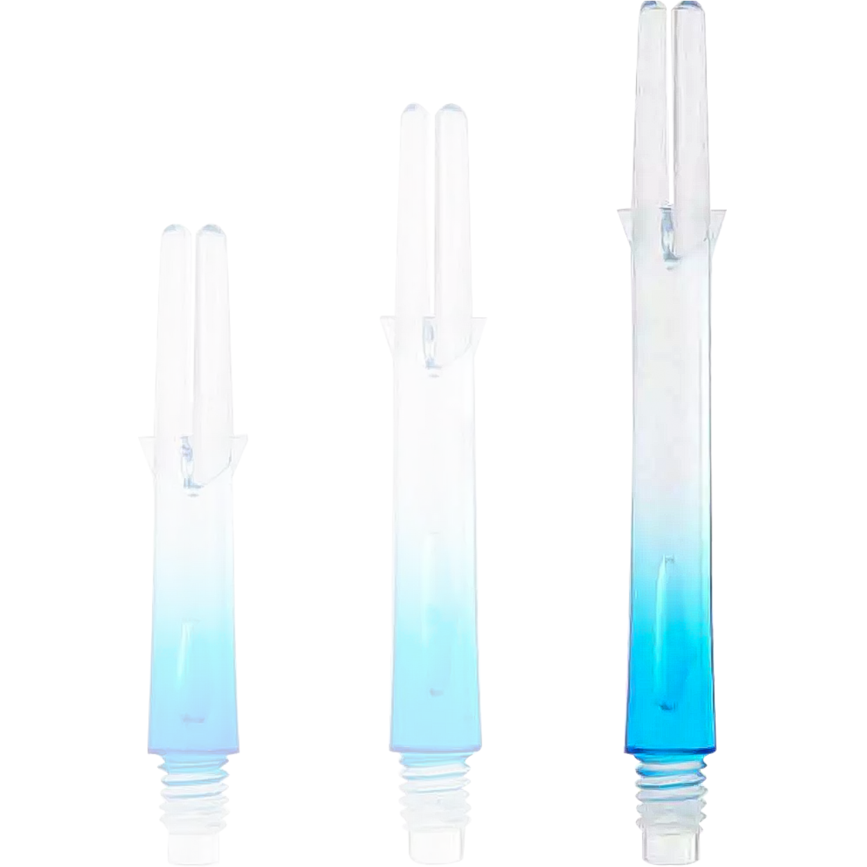L-Style - L-Shaft Lock Straight TwoTone - Transparent Blau