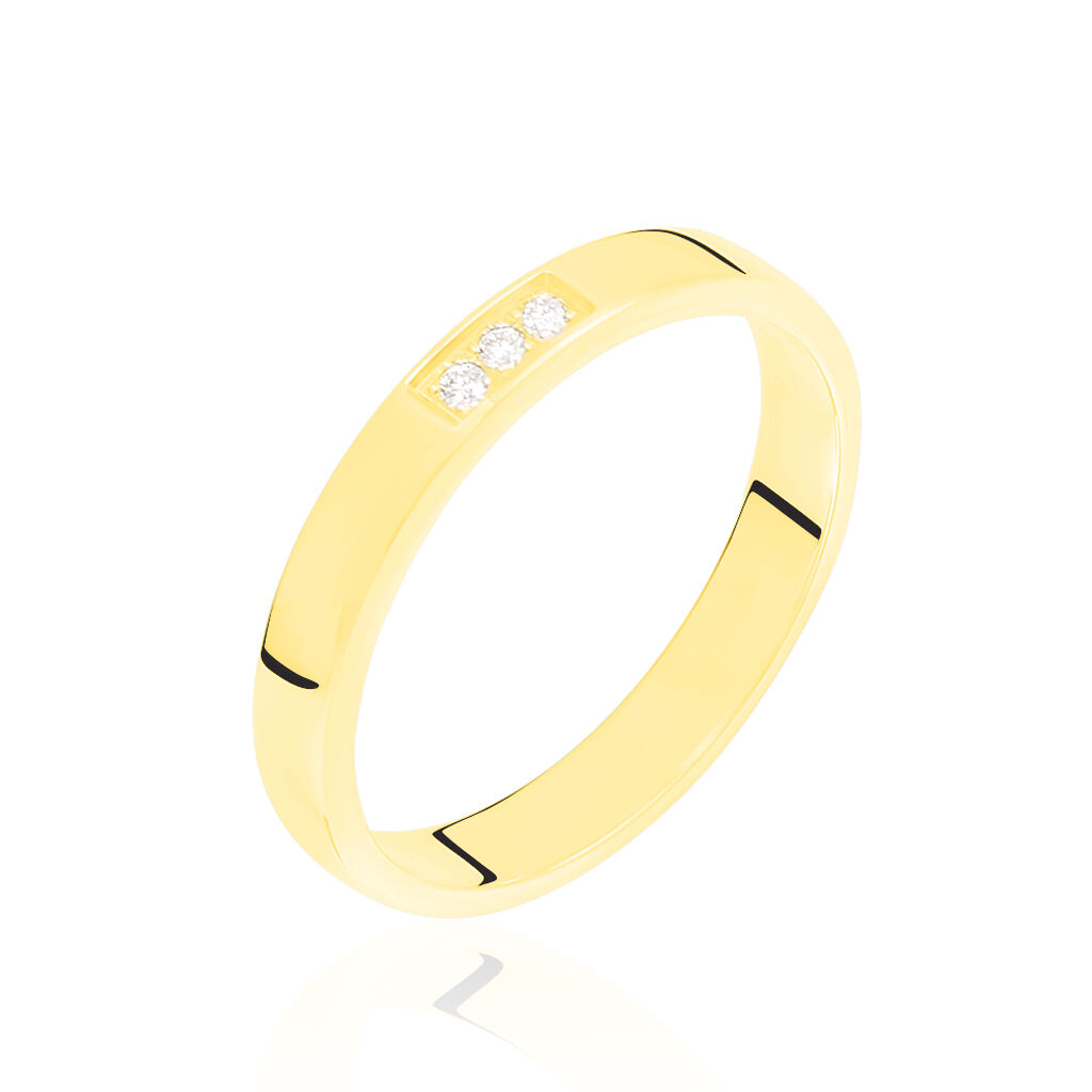 Alliance Areej Or Jaune Diamant