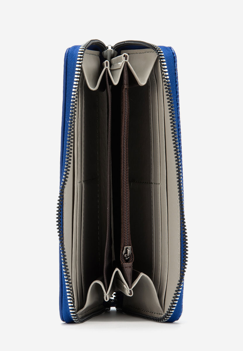 Portefeuille femme bleu Silvia Rosa 3040 V2