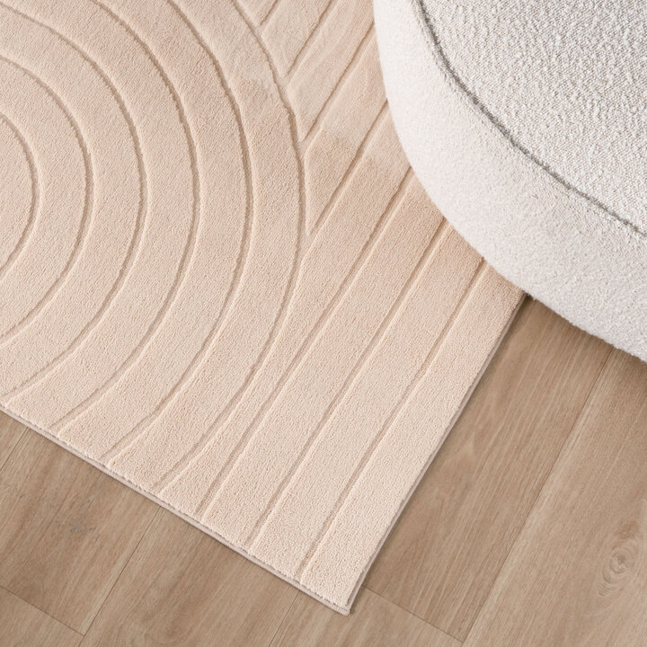 Scandinavisch vloerkleed - Charm Arches Beige