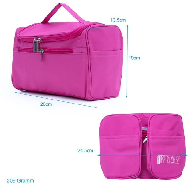 Kosmetiktaske Makeup-taske Toilettaske Make Up (pink)
